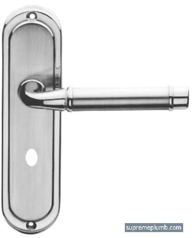 Chateau Lever Bathroom Chrome Plated - Matt Chrome 